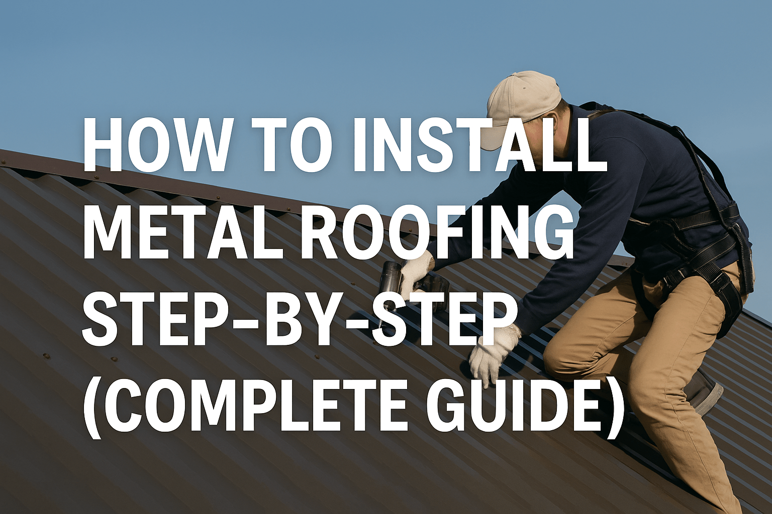 How to Install Metal Roofing Step-by-Step (Complete Guide)
