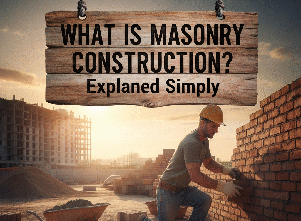What Is Masonry Construction? Explained Simply